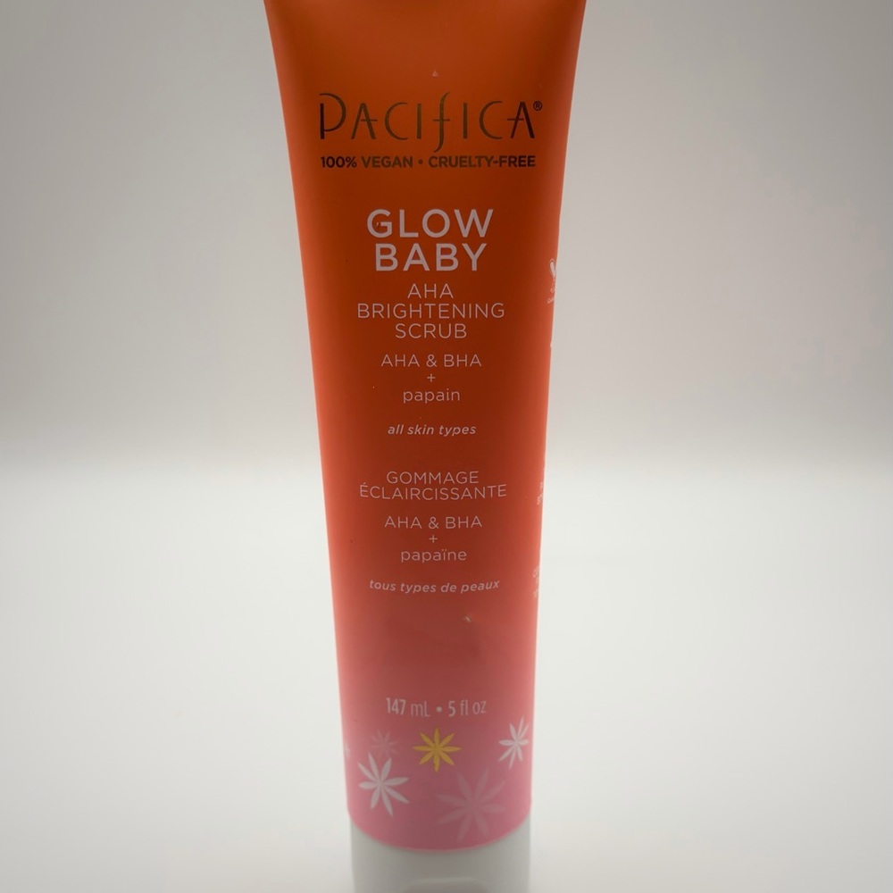 Pacifica Glow Baby AHA Brightening Scrub - Vibrant Orange